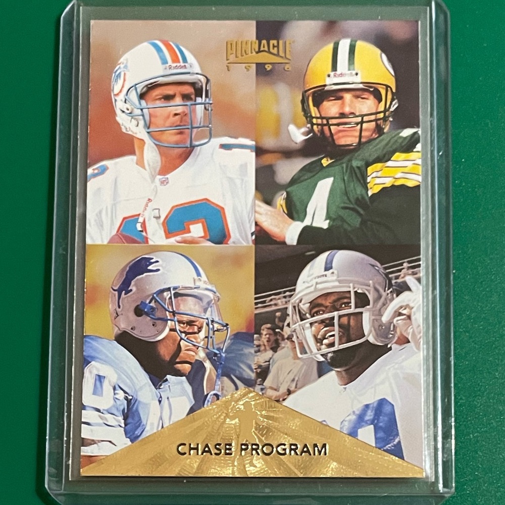 E.Smith/D.Marino/B.Favre/B.Sanders #199 1996 Pinnacle Football Trading Card